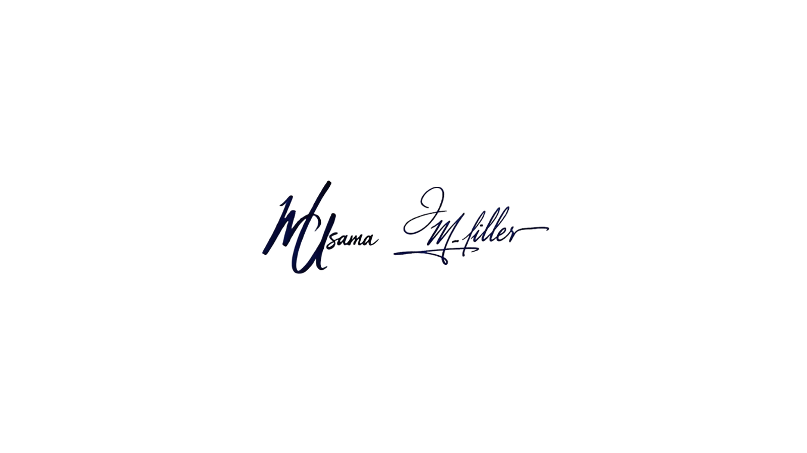 Usama and Miller Signature